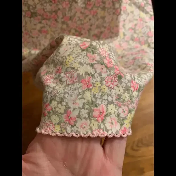 Ditsy Floral Cotton Stretch Gap Skirt - Picture 4 of 9